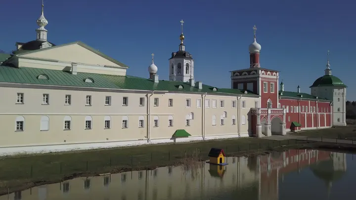 Дмитров: Борисоглебский монастырь с высоты
