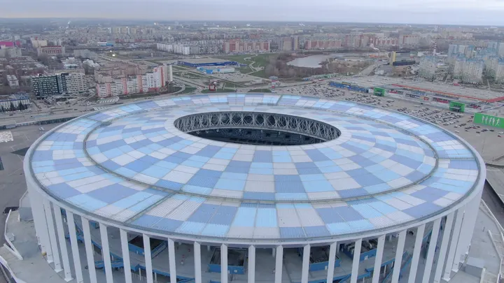 Стадион «Нижний Новгород»: аэросъёмка с дрона