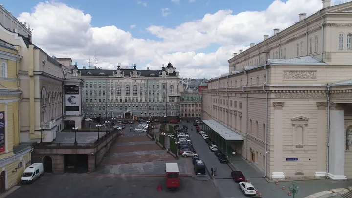 Москва: Большой театр Москвы с высоты