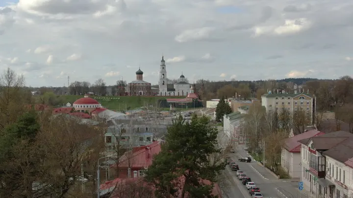 Волоколамск: Волоколамский кремль с высоты