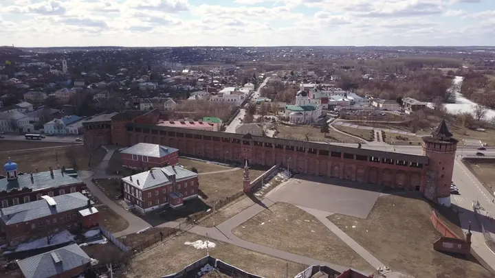 Коломна: Коломенский кремль с высоты