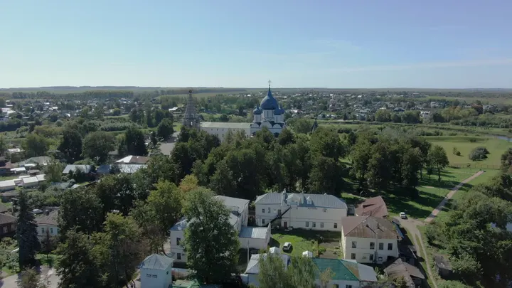 Суздаль, Рождественский собор и панорама города с дрона
