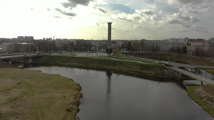 Тверь с высоты: набережная, парк и городская панорама