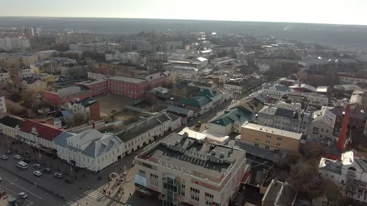 Калуга с высоты: панорама центра города