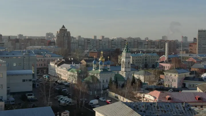 Тула с высоты: Церковь Благовещения Пресвятой Богородицы