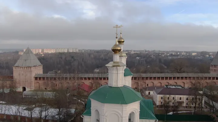 Смоленск: Смоленская крепостная стена с высоты