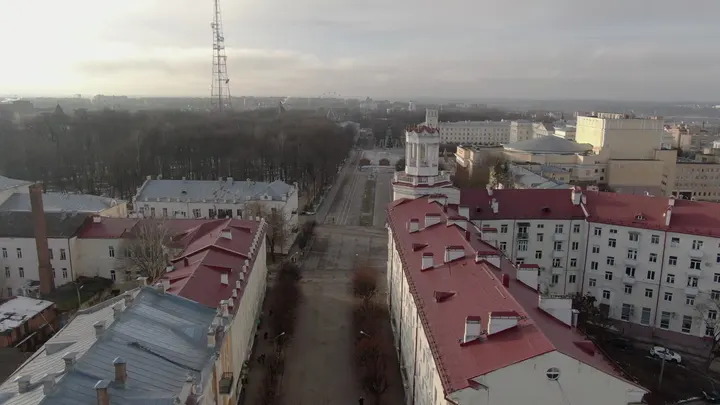 Смоленск с высоты: центр города и крупные общественные здания