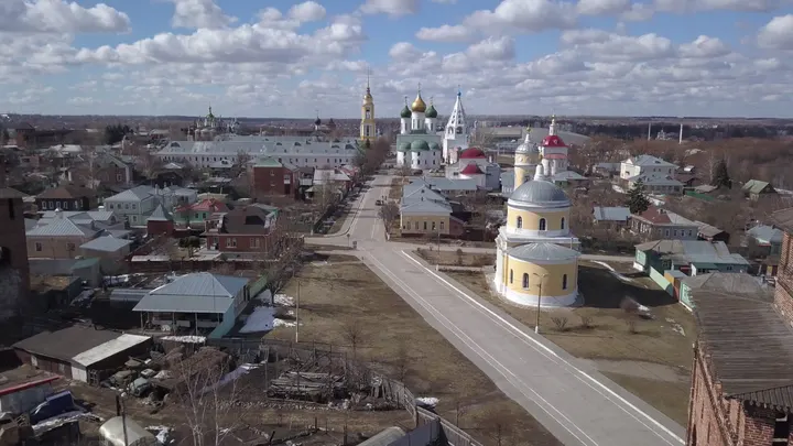 Коломна: Коломенский кремль с высоты