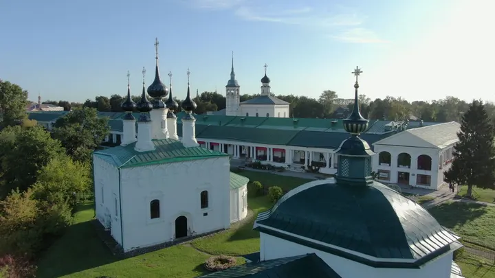 Суздаль: Торговые ряды и храмы с высоты