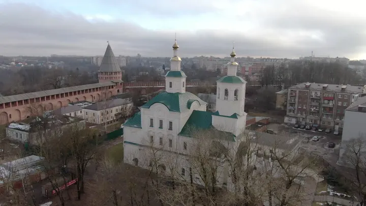 Смоленск: Смоленская крепостная стена с высоты