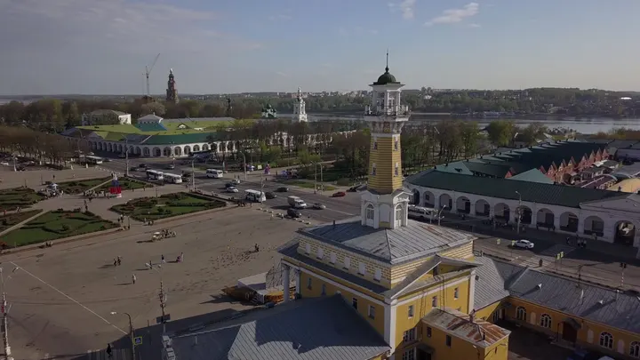 Кострома — Пожарная каланча с высоты